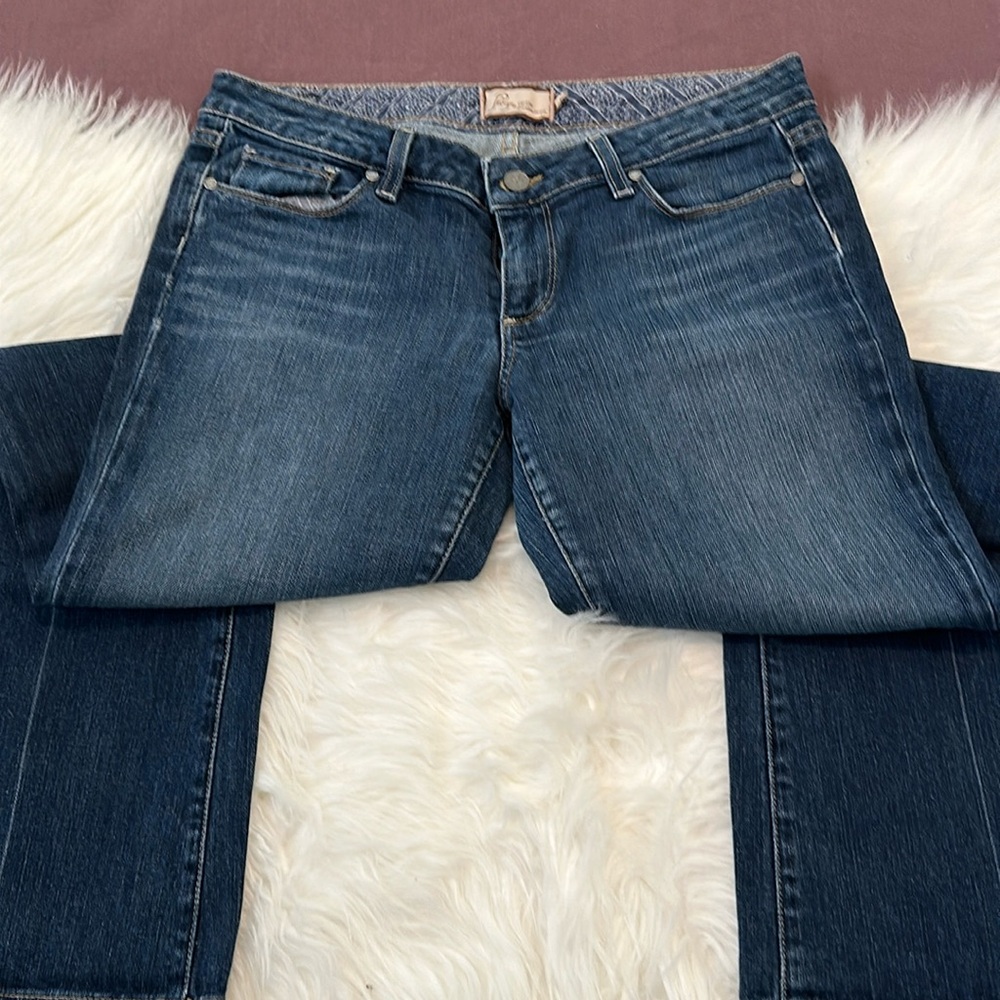 PAIGE; Laurel Canyon Low Rise Boot Cut PETITE 30
